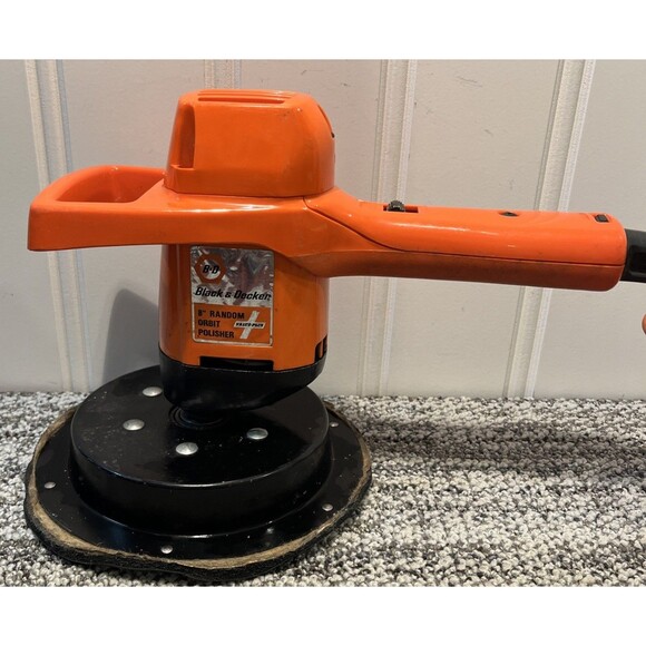 Black And Decker Corded 8" Random Orbit Polisher No. 7962 Type 2 Tested Works - Picture 1 of 11